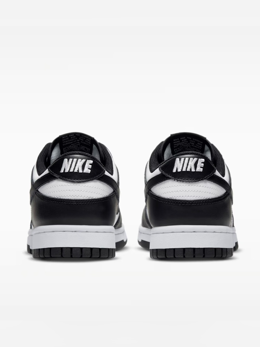 Nike Black and White Low-Top Skate Sneakers - Picture 2 of 14